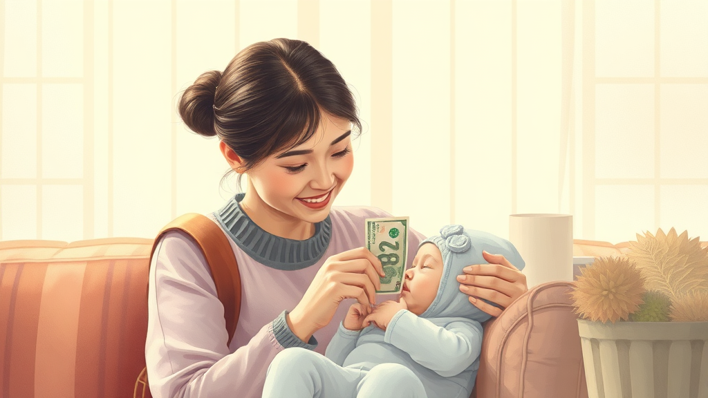 서울시 출산 육아 지원금 (realistic 스타일)