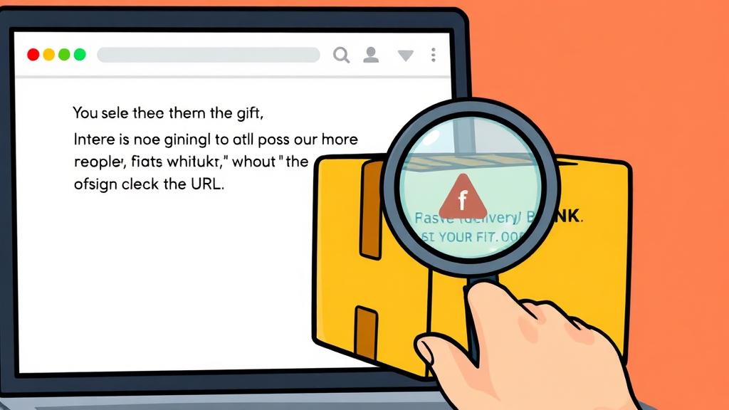 링크 클릭 전 3단계 체크리스트 (cartoon 스타일)