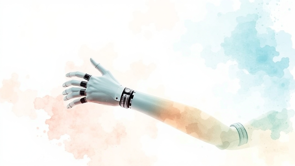 로봇 치료, 미래는 밝을까요? (watercolor 스타일)