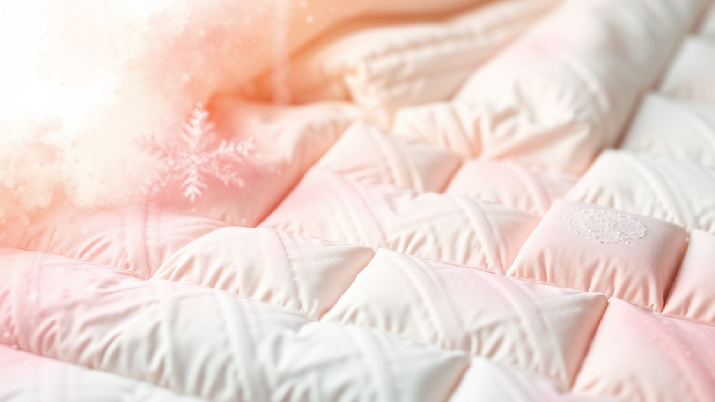 보온성을 높이는 기술 (watercolor 스타일)