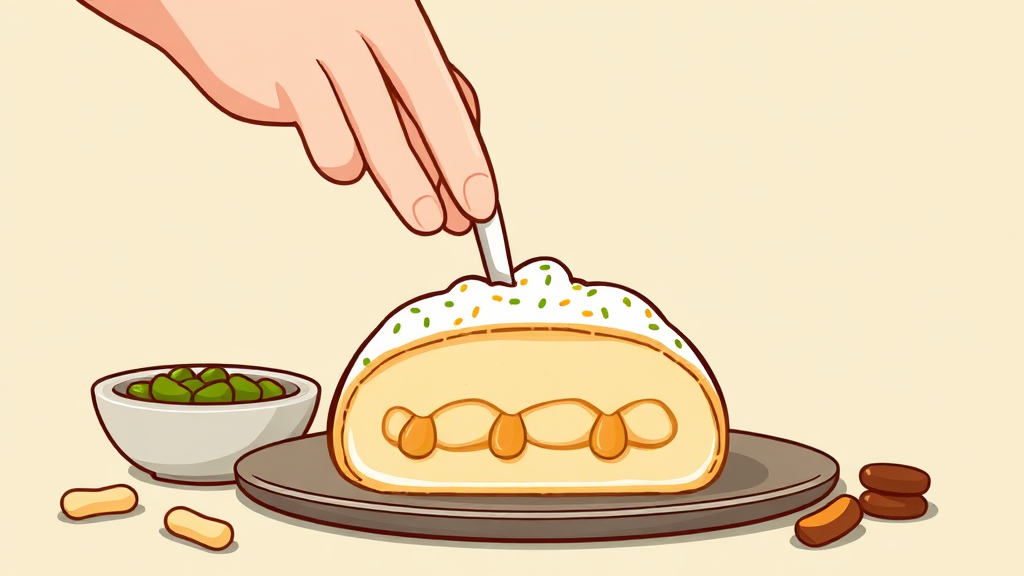 집에서 두쫀쿠 만들기 (cartoon 스타일)