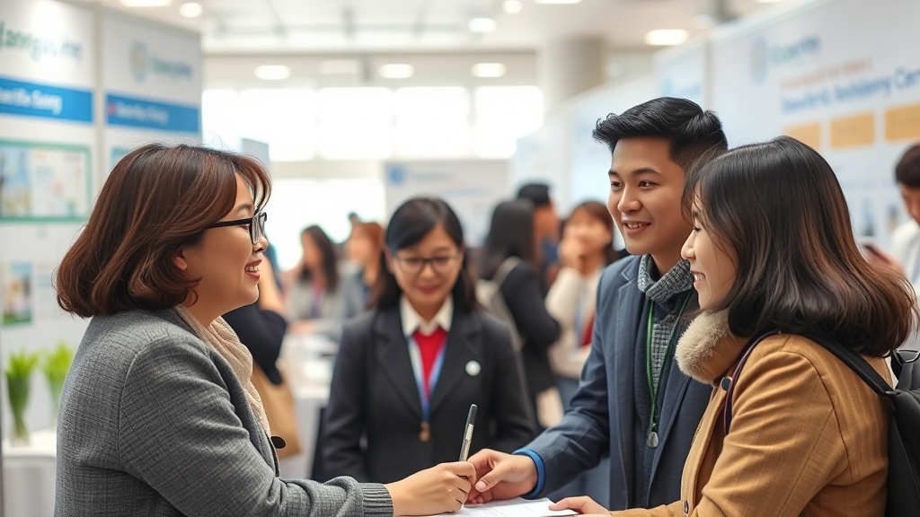 참여 기업 및 채용 정보 (realistic 스타일)