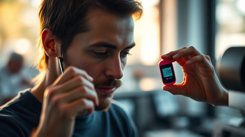 개인 맞춤형 치료: 나에게 꼭 맞는 당뇨 관리법 (realistic 스타일)