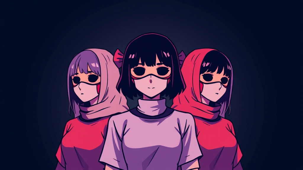 마스크걸즈 향후 활동 전망 (cartoon 스타일)