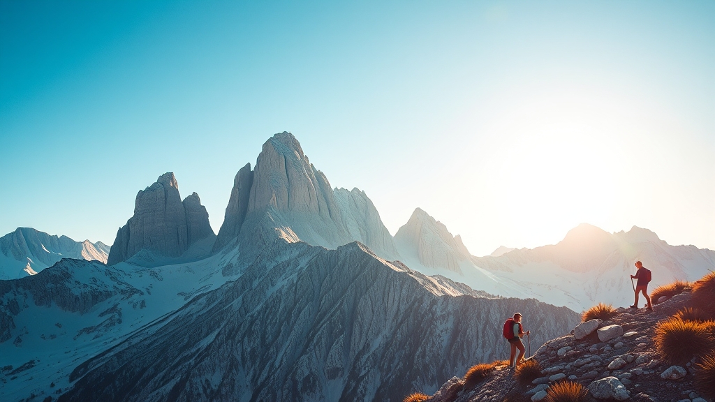 돌로미티: 숨겨진 절경 7곳으로 떠나는 여행 (realistic 스타일)