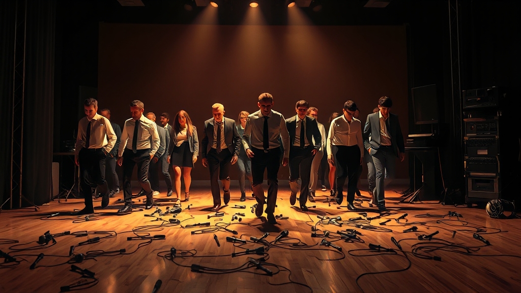 제작진의 대응 및 방송 편집 조치 (realistic 스타일)