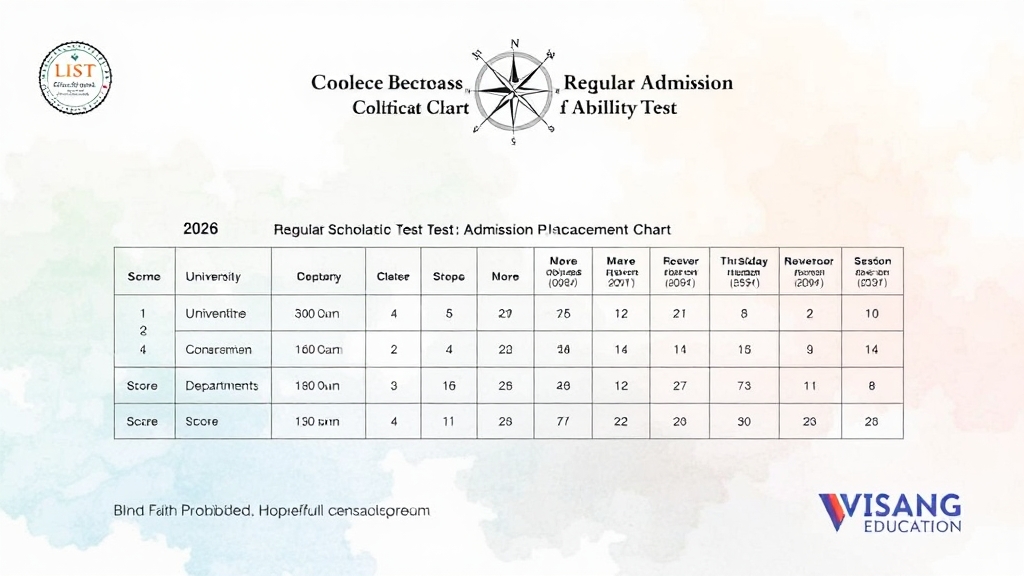 2026 수능 정시 배치표 이해 (watercolor 스타일)