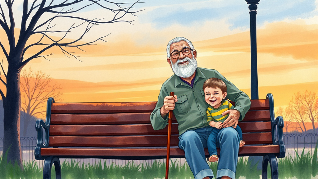 노후 준비 보험, 왜 필요할까요? (illustration 스타일)