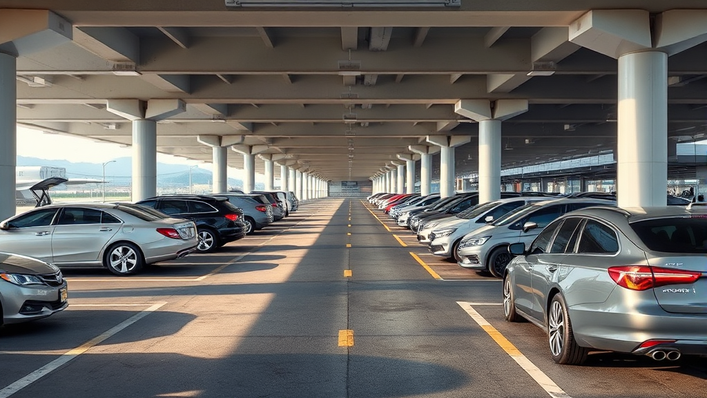 주차장 종류별 요금 비교 (realistic 스타일)