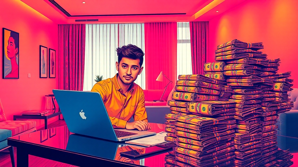 청년 주택드림 청약통장 개요 (popart 스타일)