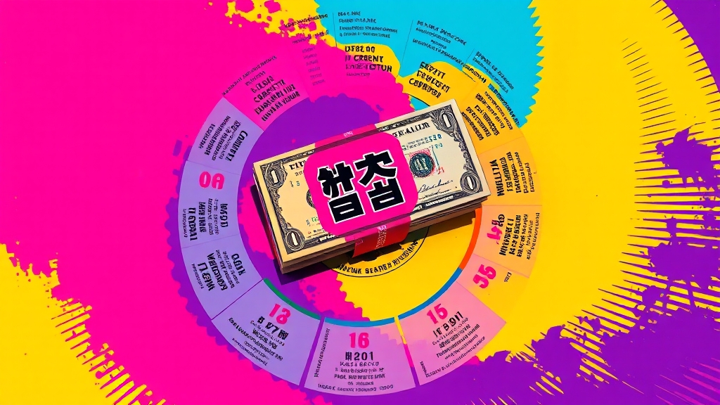 대출 한도, 금리, 상환 방식, 꼼꼼하게 따져보자! (popart 스타일)