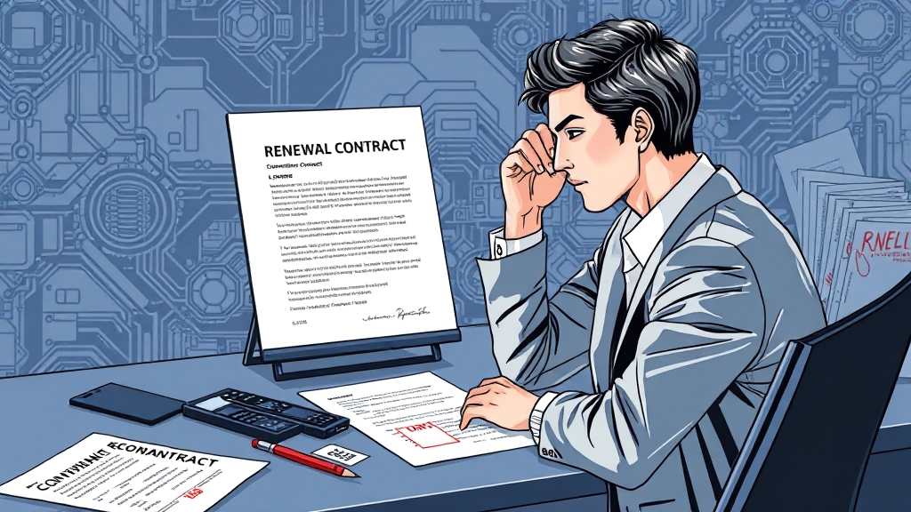 갱신 계약, 주요 이슈 완벽 분석 (illustration 스타일)