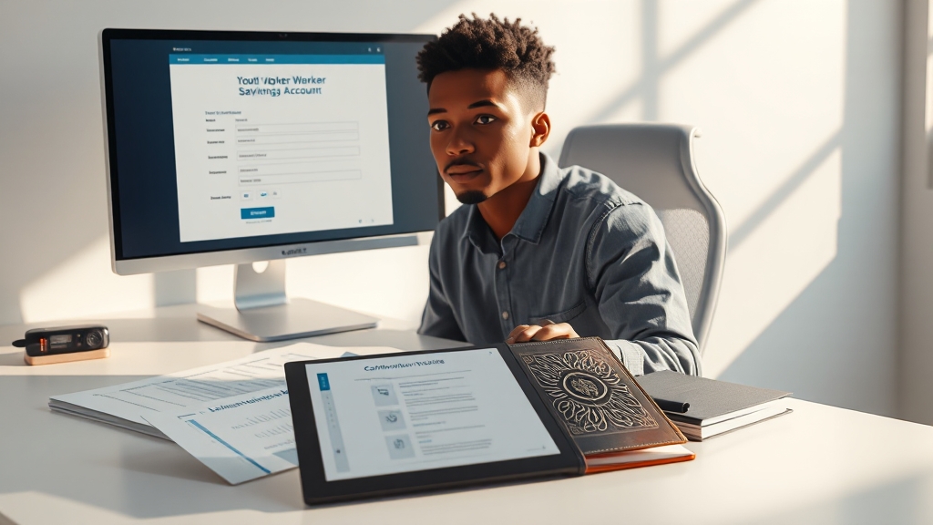 신청 절차, 어렵지 않아요! (realistic 스타일)