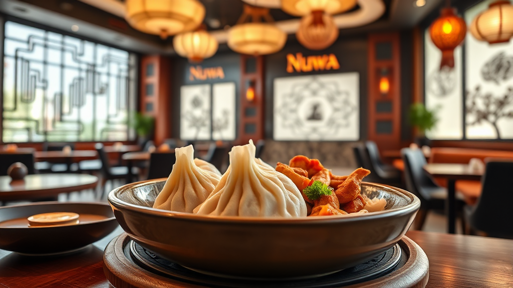 누와(NUWA) 메뉴 구성 및 추천 메뉴 (realistic 스타일)