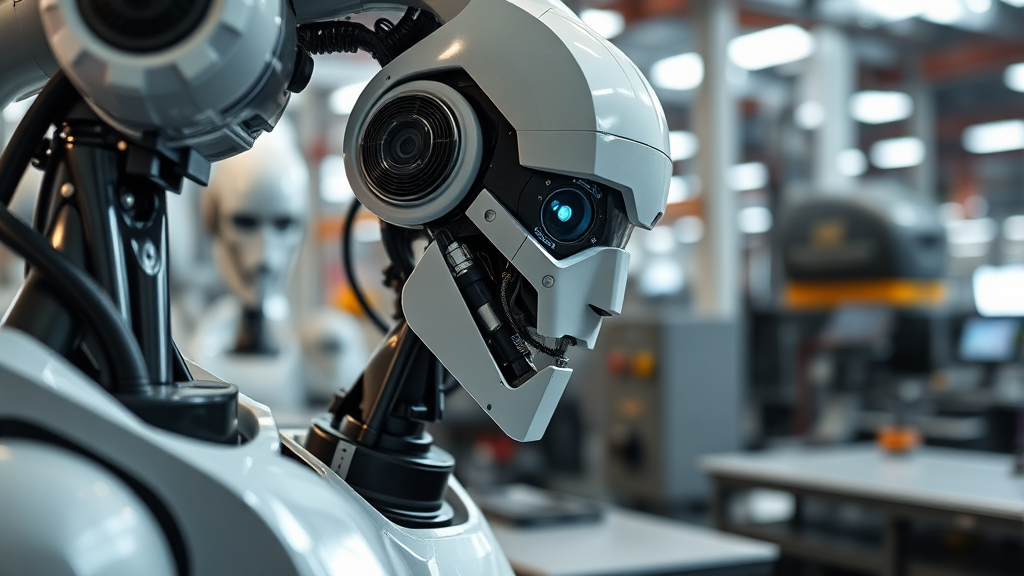 중소 제조기업을 위한 로봇 활용 전략 (realistic 스타일)