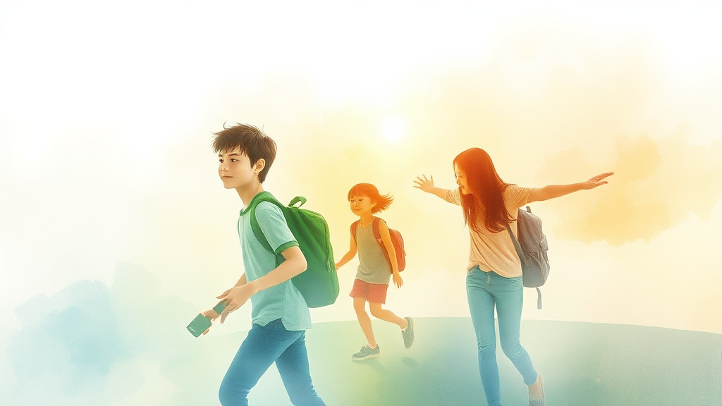 청년월세지원, 더 나은 미래를 위한 발판 (watercolor 스타일)