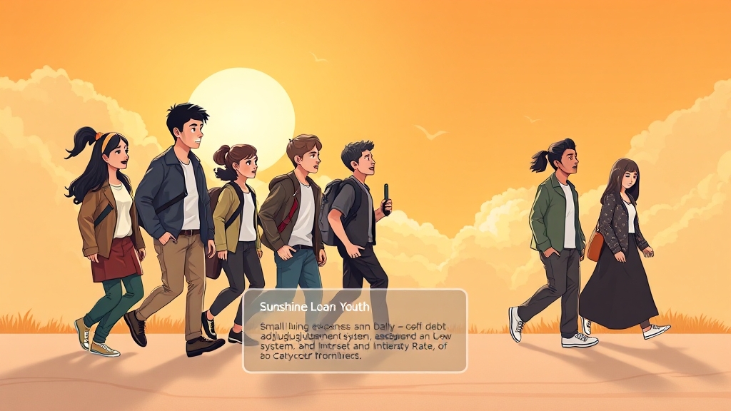 정부 지원 대출은? (illustration 스타일)