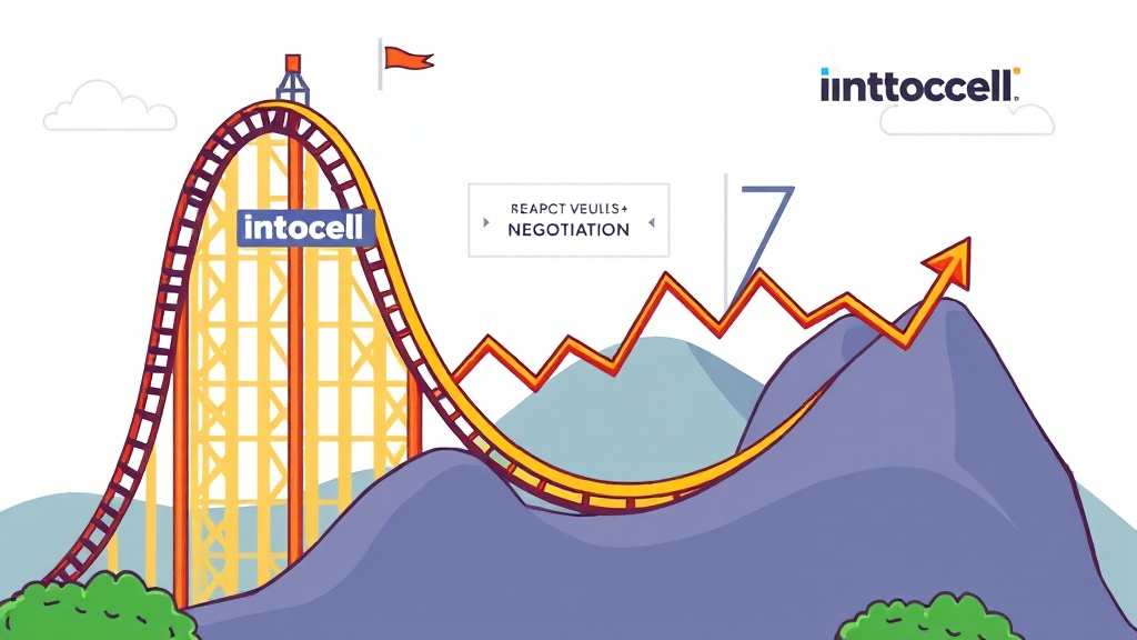 주가 상승/하락 요인 분석 (cartoon 스타일)