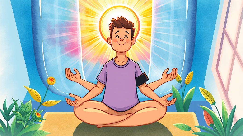 약 없이 혈압 낮추기 (cartoon 스타일)