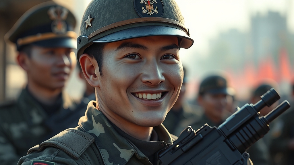 2025년 장교/부사관 월급 (realistic 스타일)