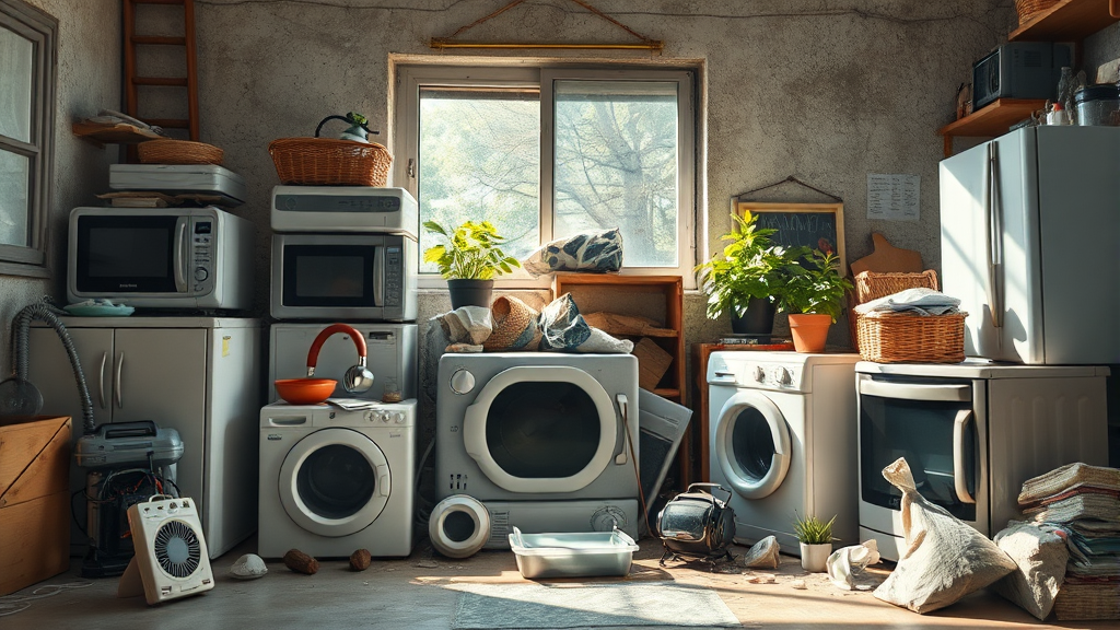 폐가전 무료 수거 완벽 가이드: 신청부터 환경 보호까지 3 폐전기전자제품 무료 수거, 왜 필요할까요? (realistic 스타일)