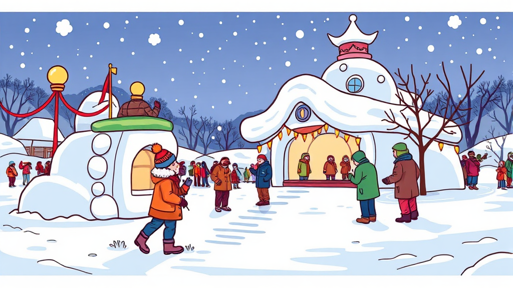 스노우 랜드 (cartoon 스타일)