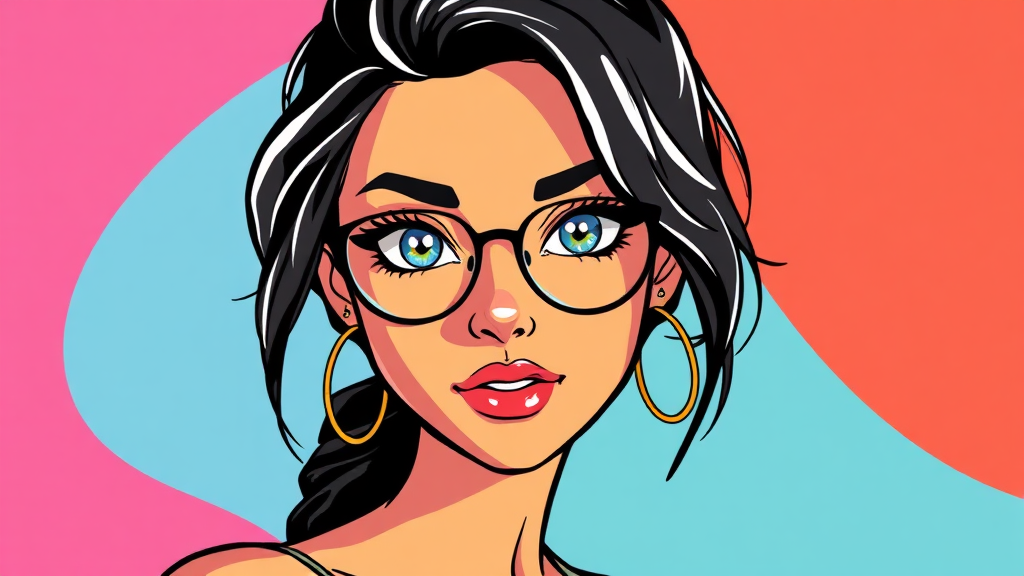 Expert RAW의 혁신적인 기능: 가상 반사 효과 활용법 (cartoon 스타일)