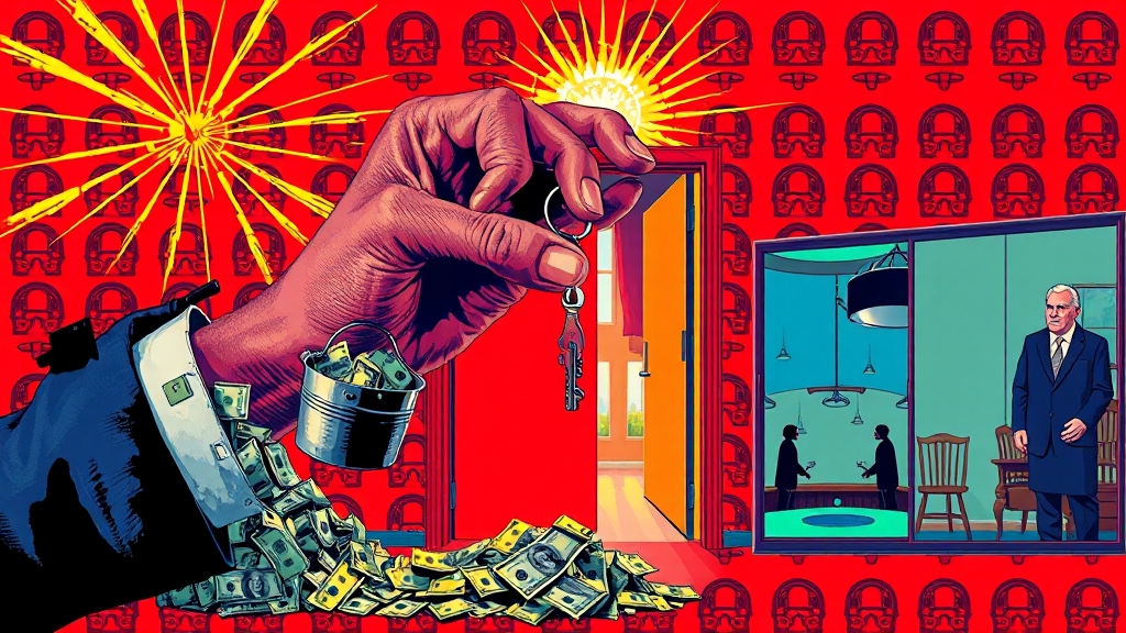 부동산 압류, 이렇게 해제하세요 (popart 스타일)