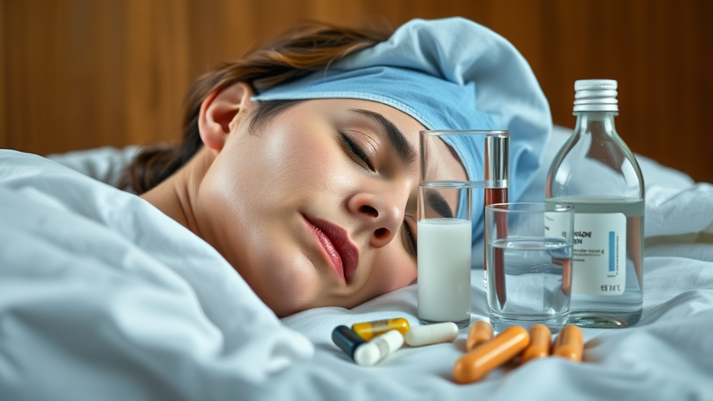 수술 후 통증 조절 약물 (realistic 스타일)