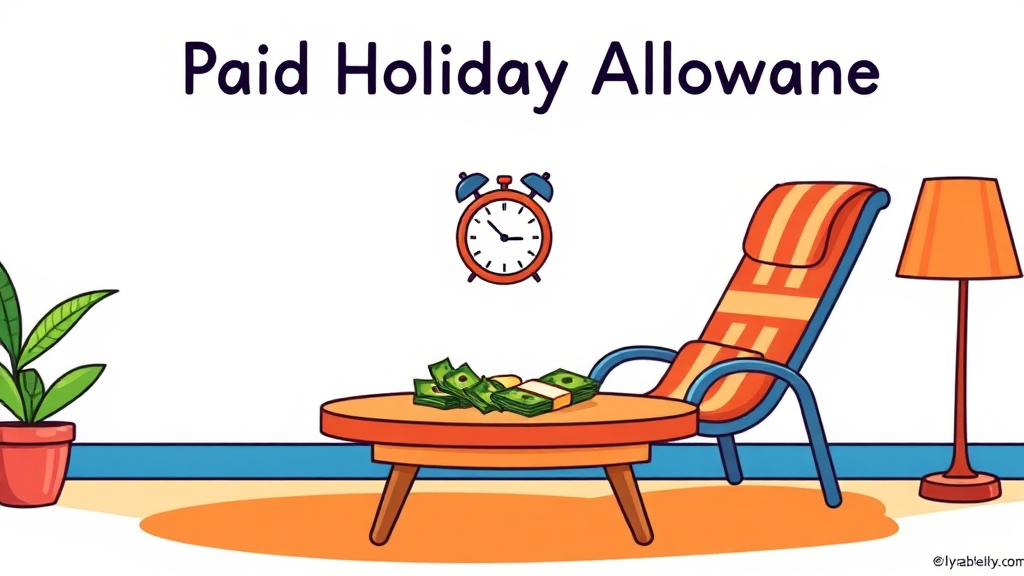 주휴수당 조건 및 계산 (cartoon 스타일)