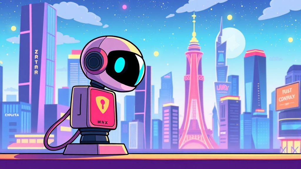 CES 2026 참가 이유 (cartoon 스타일)