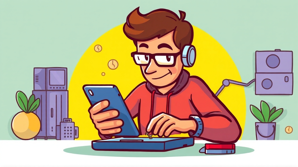 스마트폰 보안 설정, 필수 점검! (cartoon 스타일)