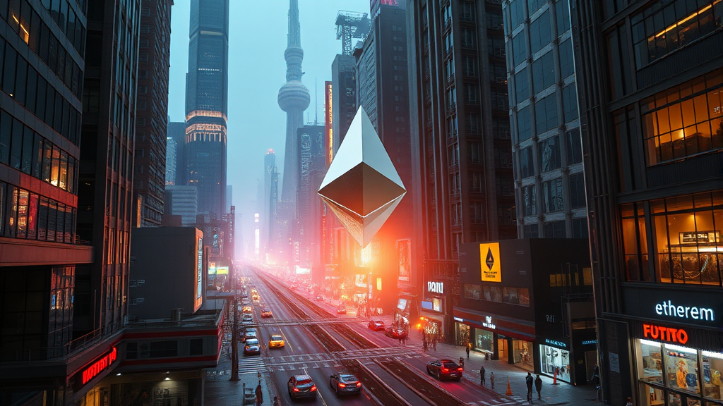 이더리움의 양자 위협 대응 전략 (realistic 스타일)