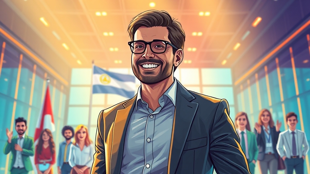 AI 창업 성공 사례 및 노하우 (illustration 스타일)