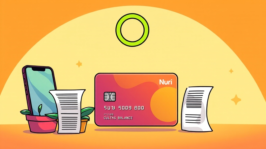 잔액 조회 및 관리 (cartoon 스타일)