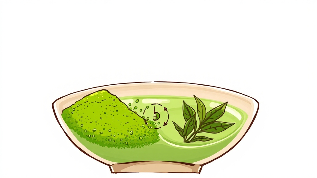 말차 vs 녹차, 뭐가 다를까요? (cartoon 스타일)