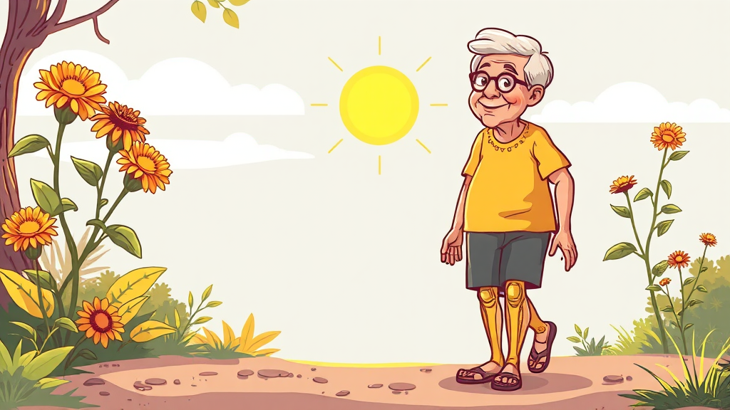 관절 건강 지킴이 (cartoon 스타일)