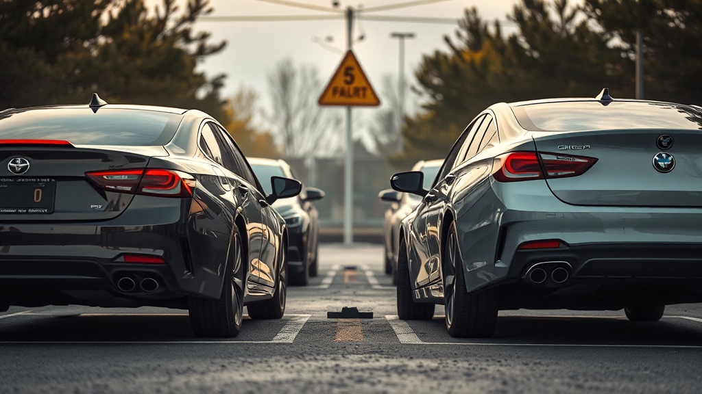 사고 유형별 과실 분석 (realistic 스타일)