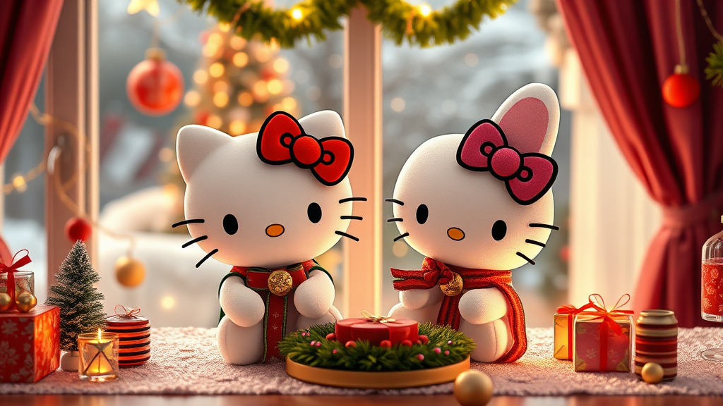 크리스마스 디자인 특징 (realistic 스타일)