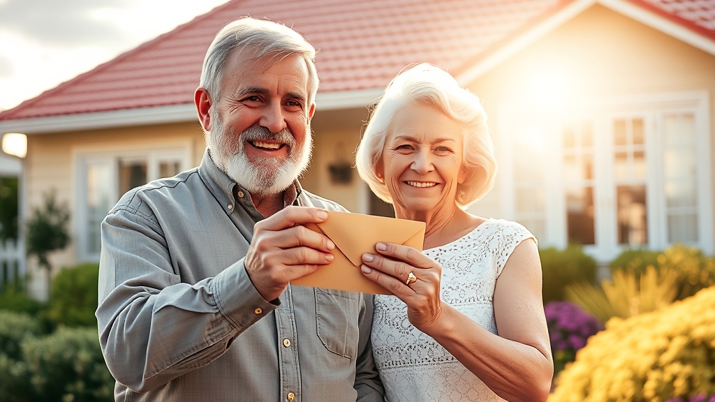 기초연금: 노년의 버팀목 (realistic 스타일)