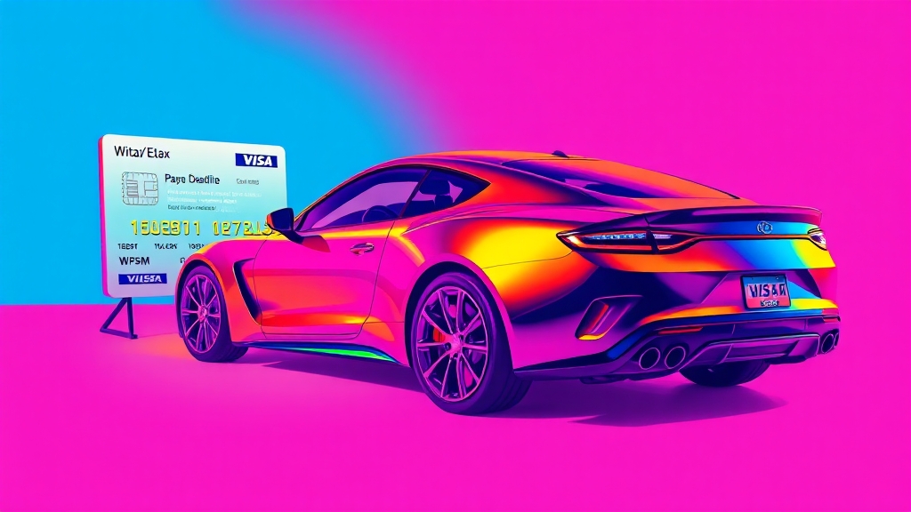 자동차세, 간편하게 조회하고 납부하는 방법 (popart 스타일)