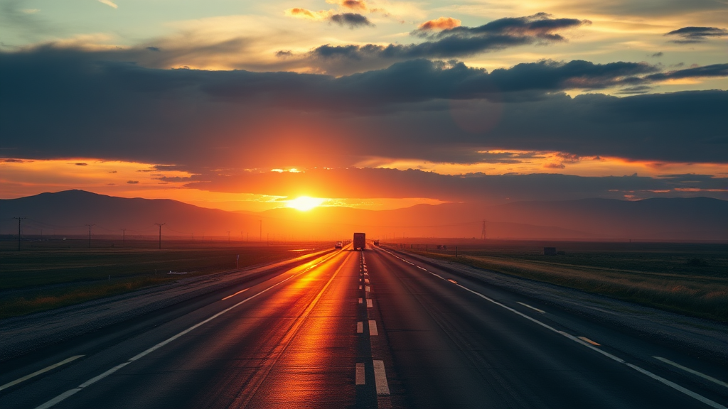 HMG 드라이빙 종료 배경 (realistic 스타일)