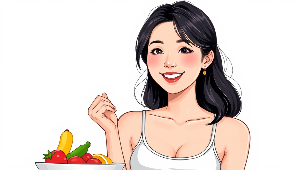 다이어트 관련 의혹 해명 (illustration 스타일)