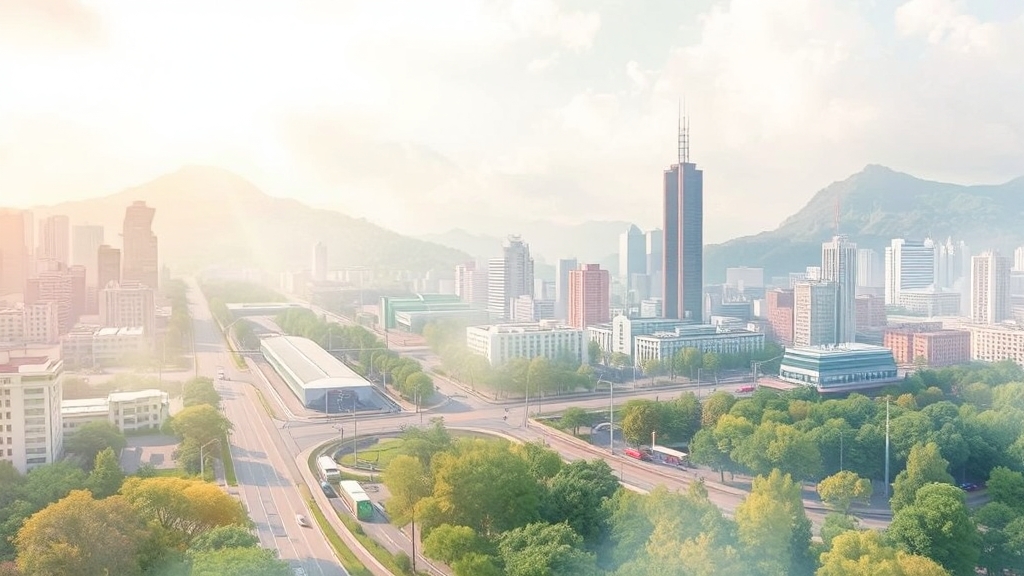 일광신도시 및 장안지구 개발 호재 (watercolor 스타일)