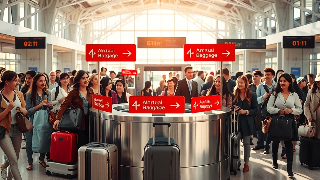 시드니 공항 입국 (realistic 스타일)