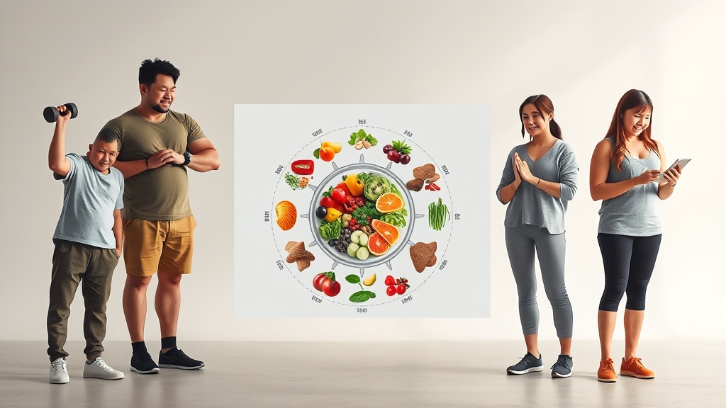 8체질별 상세 특징 및 건강 관리 (realistic 스타일)