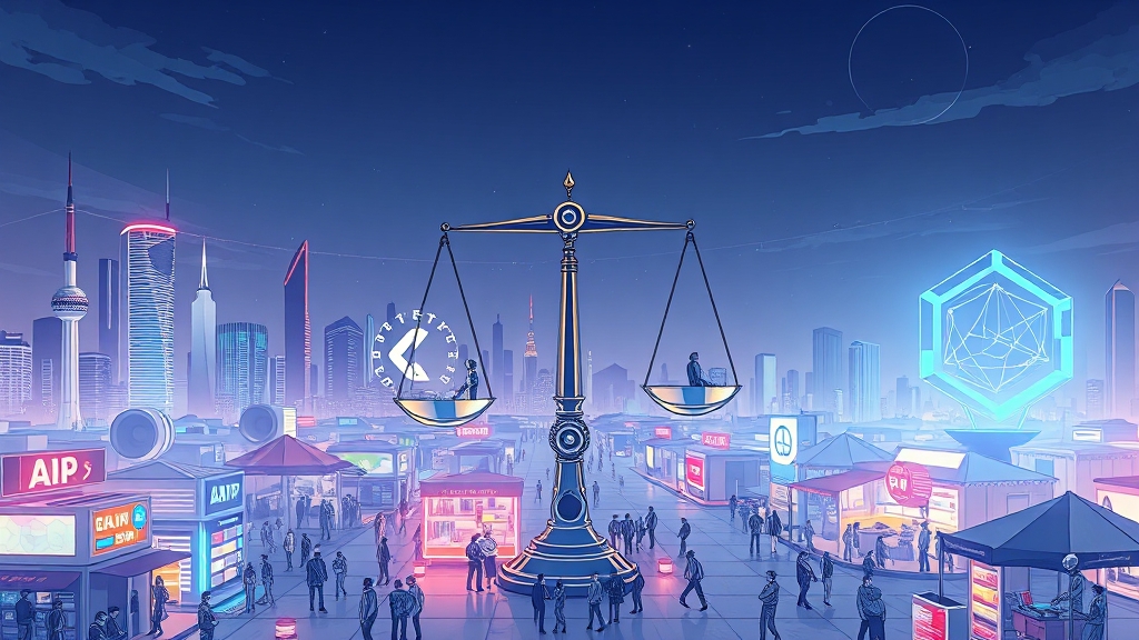 향후 전망: 2025년 AI 도구 선택 전략 (illustration 스타일)