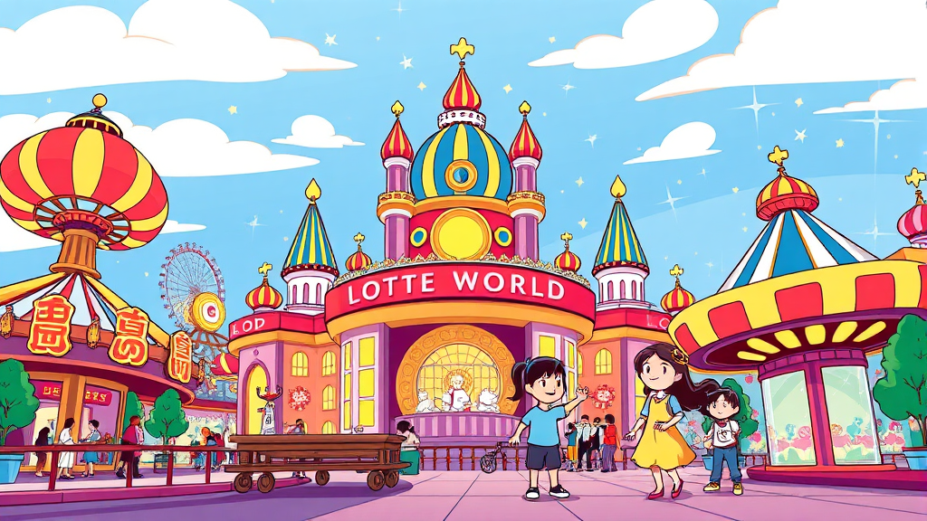 2026년 롯데월드 할인 총정리 (cartoon 스타일)