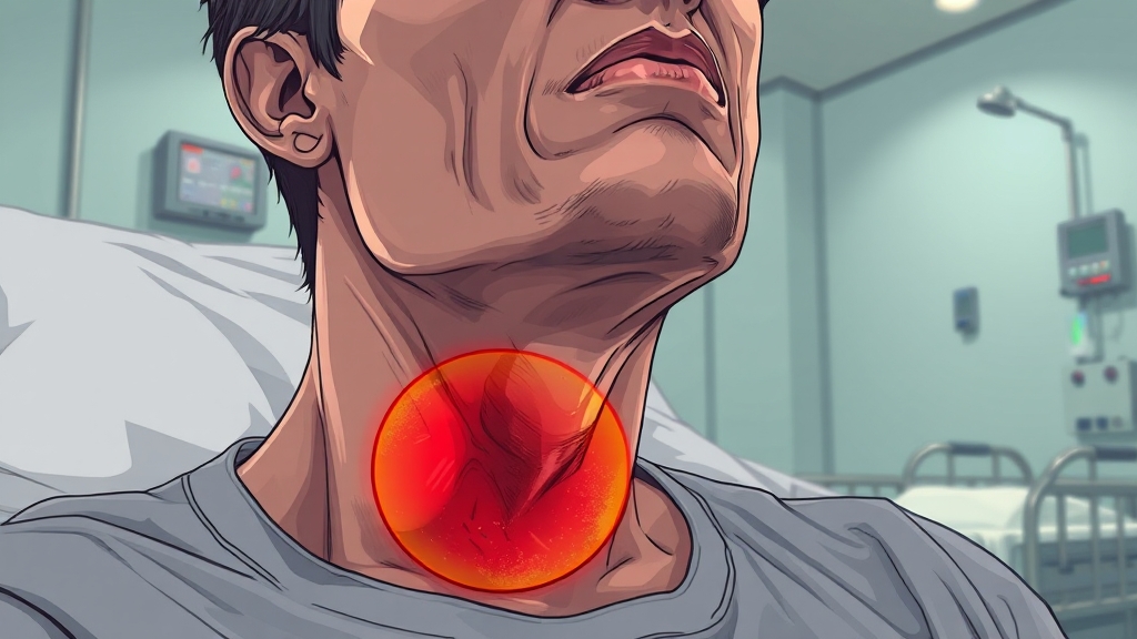임파선염, 어떤 증상이 나타날까요? (illustration 스타일)