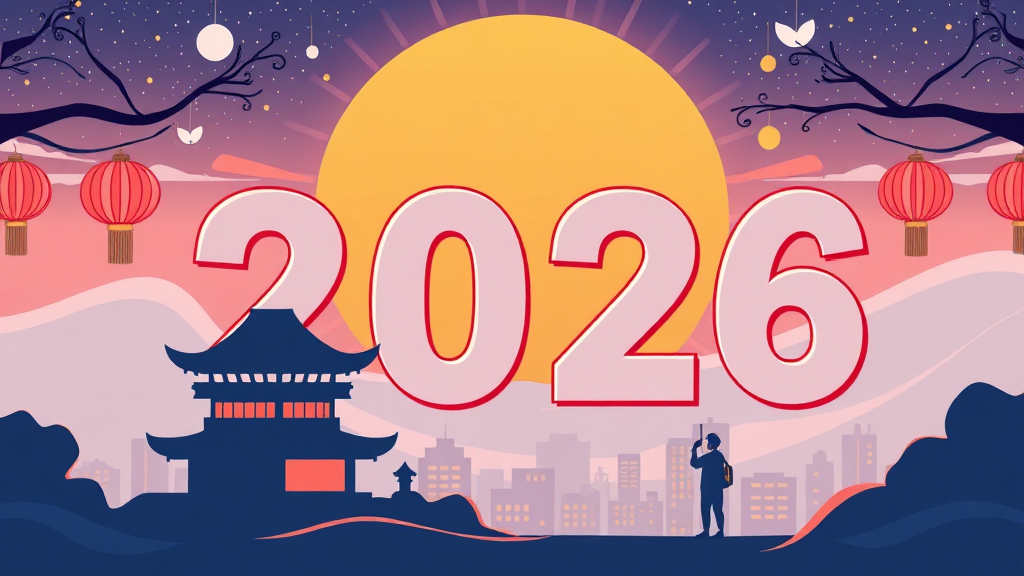 2026년, 무엇이 달라졌나? (cartoon 스타일)